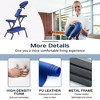 FDW Massage Chair Portable Tattoo Chair Folding Height Adjustable 3” Thick Sponge Light Weight Therapy Chairs Spa Chairs - 3 of 4