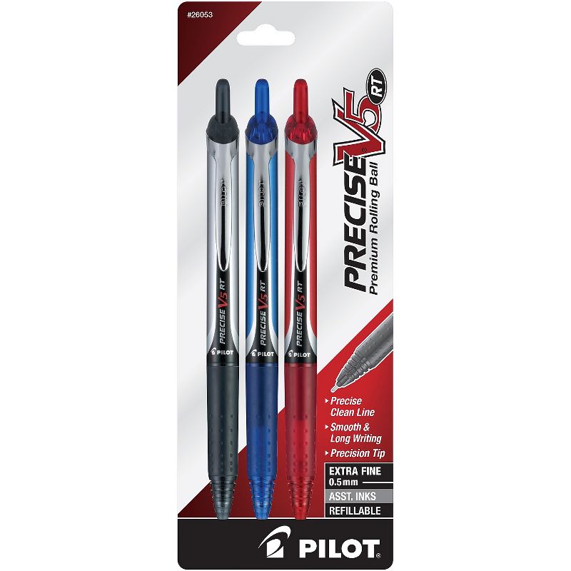 Pilot Precise V5 RT Retractable Rollerball Pens 666246, 1 of 5