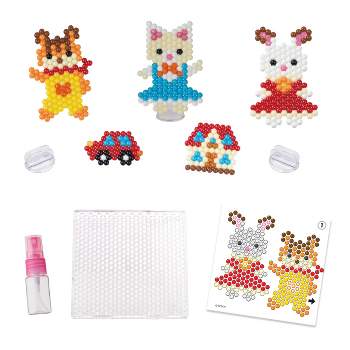 Aquabeads Calico Critters Character Set, Complete Arts & Crafts Bead Kit for Children- over 600 beads to create popular characters from Calico Village