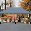 Tangkula 10 x 20FT Pop-up Canopy Tent Folding Instant Sun Shelter w/ 3 Adjustable Heights - 3 of 4