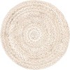 Unique Loom Braided Chindi Collection Area Rug - Layer - 2 of 4