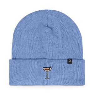 Dalix Espresso Martini Embroidered Beanie Food Warm Winter Knit Hat Women - 1 of 4