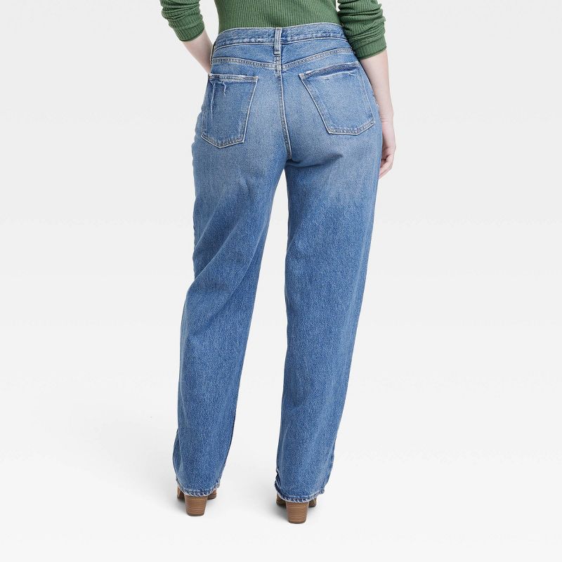 Women's Mid-Rise 90's Baggy Jeans - Universal Thread™, 6 of 18