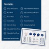 Bio Bidet by Bemis 1000 Electric Smart Bidet Seat in White with Drylette Towels - 3 of 4