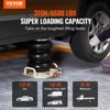 Yukimo 3 Ton Air Jack - 6600LBS Capacity Triple Bag Pneumatic Jack, 5.5"-17.7" Lift Range with 6 Steel Pipes & Side Handles for Cars/Garages/Repair - 2 of 4