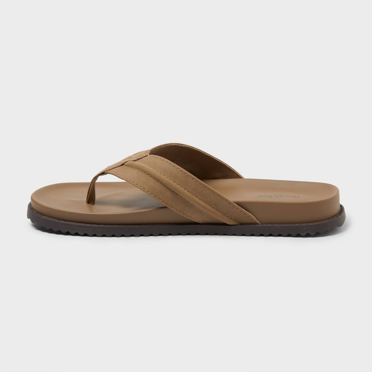 Men's Delta Sport Flips Footbed Sandals - Goodfellow & Co™ Tan - thumbnail 2
