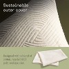 Coop Home Goods Latex Pillow Cover, Ultra-Soft, Breathable Cotton-Blend Pillowcase with Zipper, Machine Washable, Eco-Friendly, Quilted Cover - 3 of 4