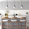 Hudson and Canal 8.12" Wide Pendant with Glass Shade - 4 of 4