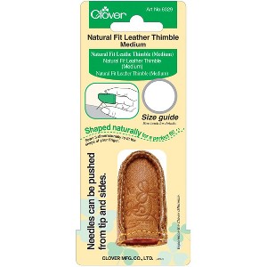 Clover Natural Fit Leather Thimble-Medium - 1 of 1