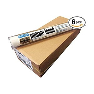 Wooster Genuine 18" Mohair Blend 1/4" Nap Roller Cover 6-Pack, R207-18-6PK - 1 of 4