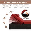 Reclining Chaise Lounge Set of 2, Adjustable Wicker Patio Lounger with Table for Poolside or Deck - 3 of 4