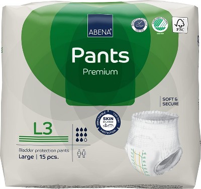 Abena Pants, Premium Protective Underwear, Level 3 Maximum Absorbency (Medium To Extra Large)