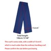 Allegra K Women's Skinny Silky Solid Color Long Scarves Waistband Neck Wraps 1 Pc - 3 of 4