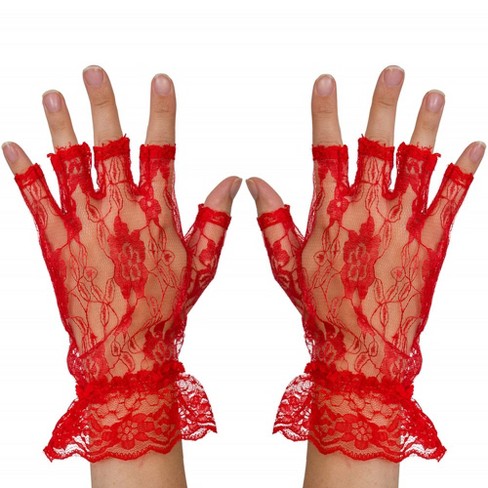 lace costume gloves