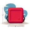 FOAM Portable EVA Lightweight Beach Rigid 30 Cans/22qt Hybrid Soft Sided Floating Cooler - Sunset Red - 3 of 4