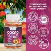CoQ10 100mg Gummies - Coenzyme Q10 Supplement, CoQ10 Gummies Antioxidant for Heart Health Support & Energy Production - 60 Gummies - 3 of 4