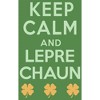 Men's Lost Gods St. Patrick's Day Keep Calm and Leprechaun Retro T-Shirt - 2 of 4