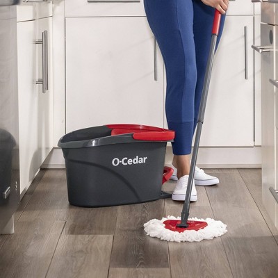 O-Cedar EasyWring Microfiber Spin Mop and Bucket System