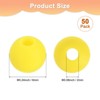 Unique Bargains Round Loose Rubber Beads Craft Smooth Ball Small Hole for DIY Crafts 50 Pcs - 3 of 4