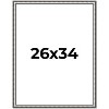 PosterPalooza | Slim Profile Silver Picture Frame - UV Acrylic, Foam Board Backing, Hanging Hardware - 2 of 4