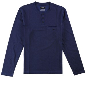 Alfani Mens Pique LS Henley Shirt - 1 of 1