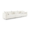 MINIMORE Modern Style 124.5"W Modular Chris 4Seater Sofa - 4 of 4