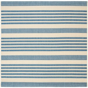 Courtyard CY6062 UV & Stain Resistant Non-Shedding Power Loomed Indoor/Outdoor Rugs - Safavieh - 1 of 4