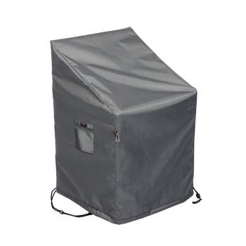 Titanium 3-Layer Water Resistant Outdoor Club Chair Covers Dark Gray by Shield