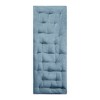 Vynxaria 27"x74" Ivory Poly Chenille Lounge Floor Pillow Cushion - Comfort on the Go - 3 of 4