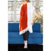 LA LEELA Women's Summer Vacation Beachwear Mini Bathing Suit Open Front Boyfriend Holiday Swimwear Coverups Duster Cardigan - 3 of 4