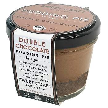 Sweet Craft Dolceria Double Chocolate Pudding in a Jar - 3oz