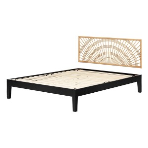 South Shore Wooden Bed and Headboard Set - 1 of 4