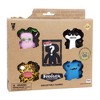Zuru Fuggler 2.5 Inch Figure 5-Pack | Pink, Black/White, Leopard Print, Blue - 2 of 4