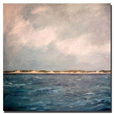 Trademark Fine Art -Dunes of Lake Michigan with Big Sky by Michelle Calkins