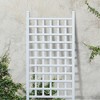 Dura-Trel Country Garden Vinyl Trellis, Outdoor Plant Support Frame, White, 35" x 66" - Decorative Grid-Style Lattice for Climbing Vines & Flowers, - 4 of 4