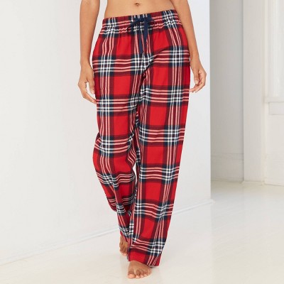 target red plaid pants