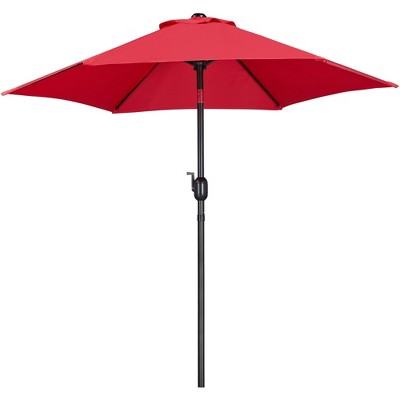 Yaheetech 7.5 FT Patio Umbrella Market Umbrella for Garden, Backyard, Pool, Beach