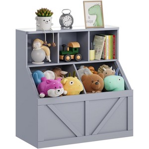 CuisinSmart Kids Toy Storage Organizer, Kids Bookshelf and Toy Storage, Toddlers Bookshelf Toy Organizer for Kids Rooms Nursery - 1 of 4