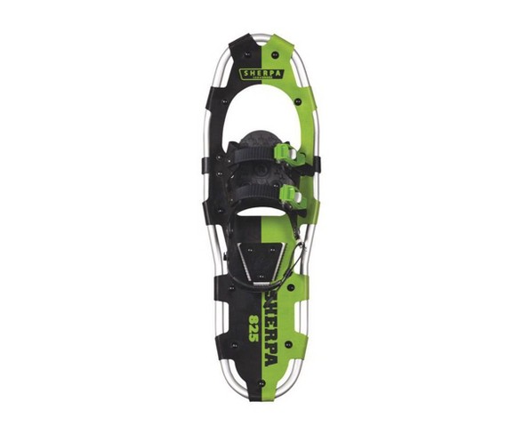 Yukon Charlie's Sherpa 8" X 25" Hiking Snowshoe Kit W/ Poles & Bag, Green