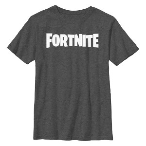 Boy's Fortnite Classic White Logo T-Shirt - 1 of 3