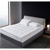 100% Cotton Fiber Mattress Pad White - Kathy Ireland - 2 of 4
