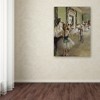 Trademark Fine Art -Edgar Degas 'The Ballet Class' Canvas Art - 3 of 3