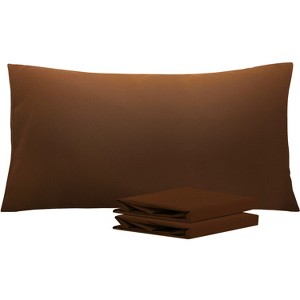 Brushed Microfiber Pillowcases, Super Soft Pillowcases with Envelope Closure - NTBAY - 1 of 4
