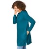 Woman Within Longer-Length Hoodie Sweatshirt. - 4 of 4