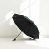 Unique Bargains Umbrella Manual 10-rib Irregular Check Sun Protection Vinyl Impact Cloth 43.31"x26.77" 1 Pcs - 2 of 4
