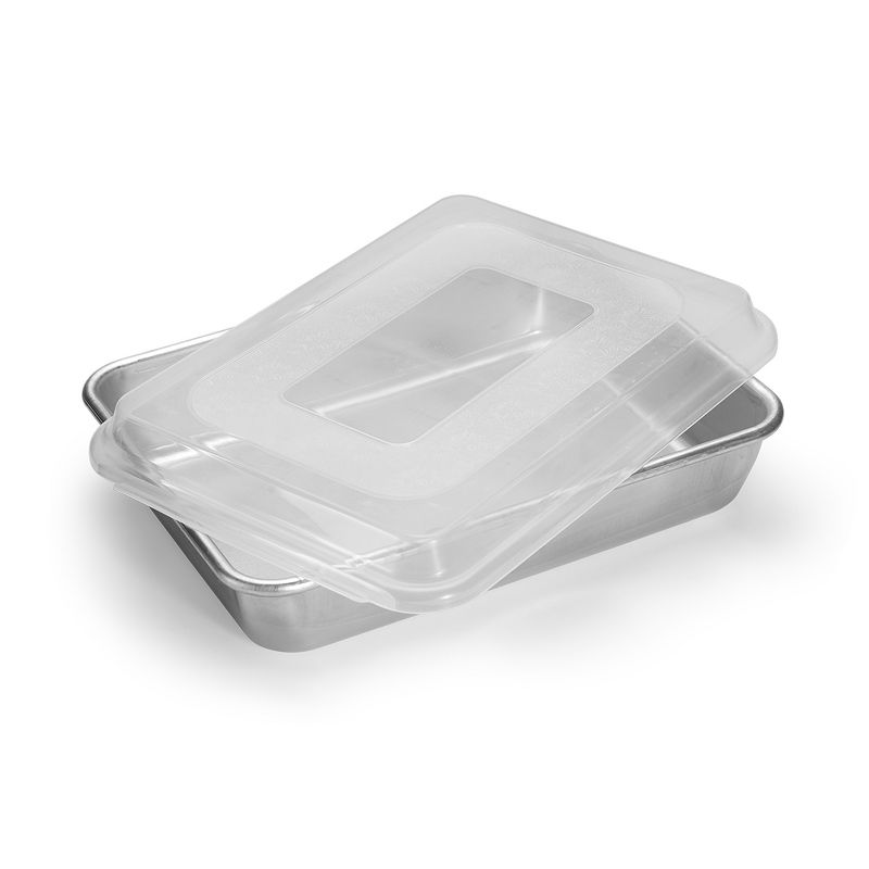 Nordic Ware Natural Aluminum Commercial Cake Pan with Lid, 1 of 8