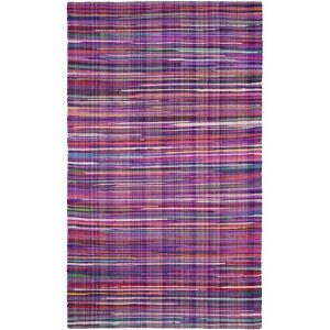 Rag Area Rug RAR240 Hand Woven Area Rug - Safavieh - 1 of 4