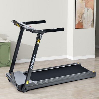 FIONECA 3.5HP Folding Electric Treadmill with 14KM/H Speed, 330 LB Capacity for Home Gym