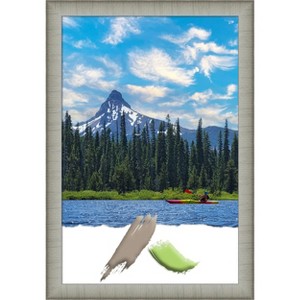 Amanti Art Elegant Brushed Narrow Picture Frame - 1 of 4