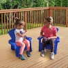 American Plastic Toys Inc. 2pk Adirondack Chair Seating Sets - Blue - 3 of 4